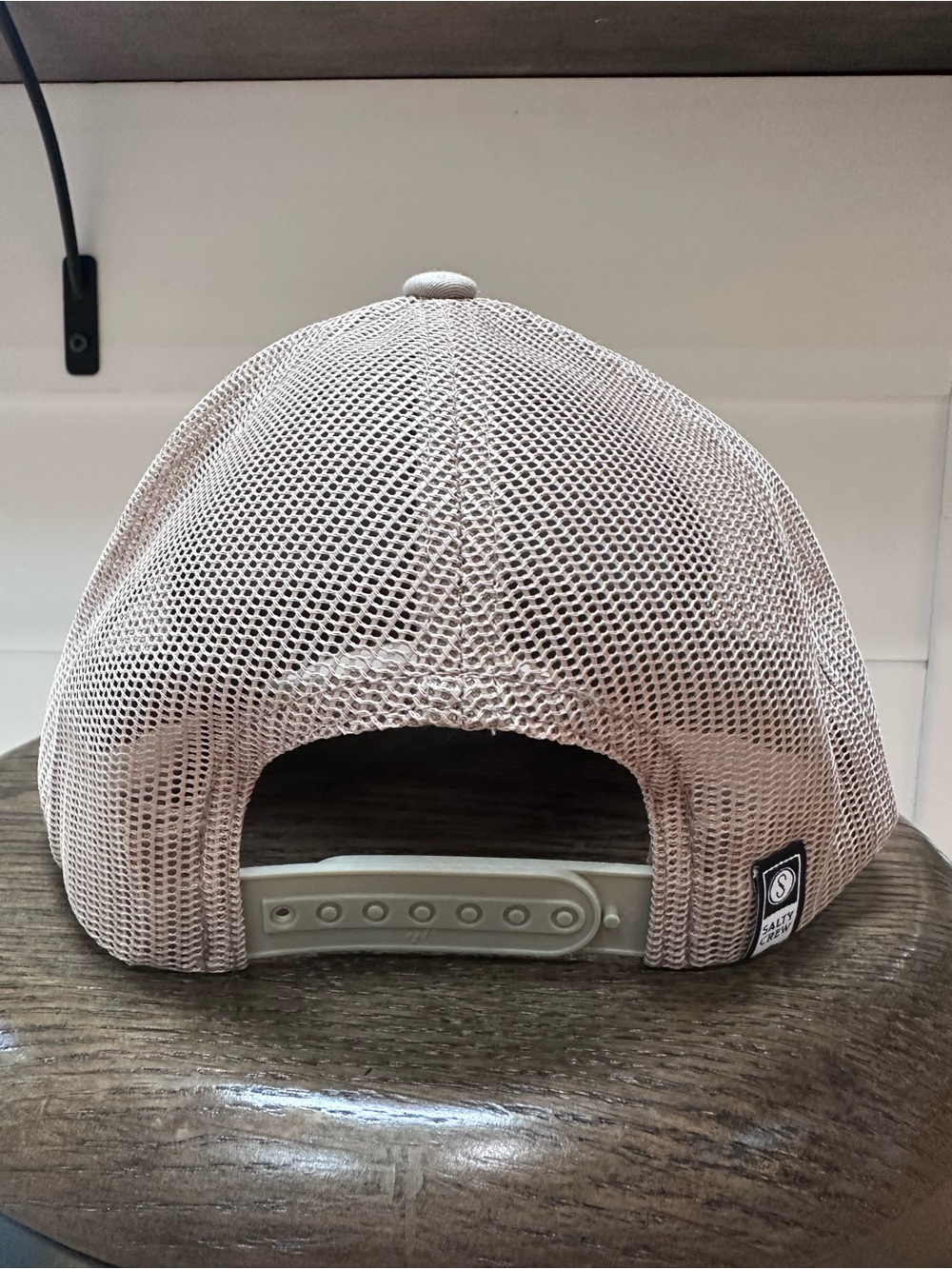 Salty Crew Tan Marlin Patch Trucker Snap Back Hat - Picture 3 of 3